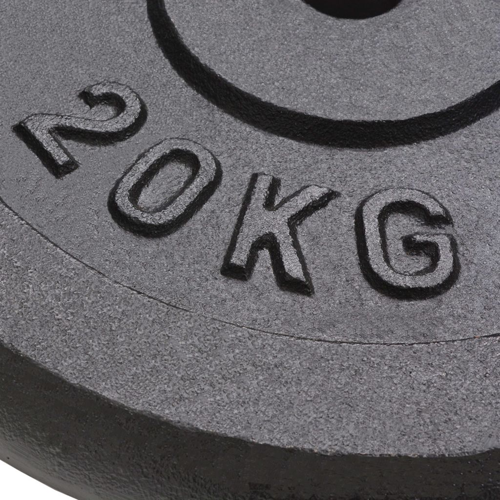 Weight Plates 2 pcs 40 kg Cast Iron