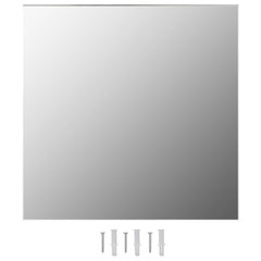 Wall Mirror 60x60 cm Square Glass