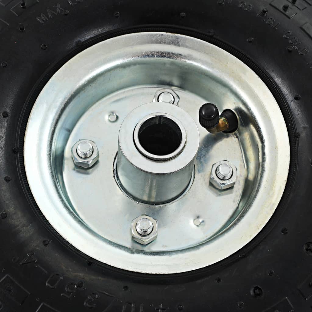 Sack Truck Wheels 4 pcs Rubber 4.10/3.50-4