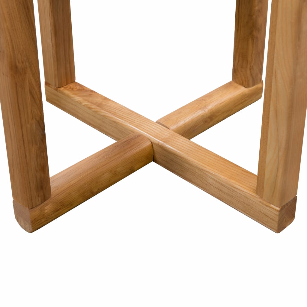 Side Table 40x50 cm Solid Oak Wood