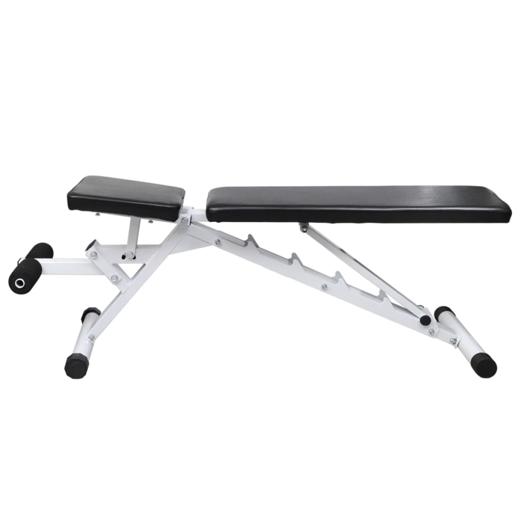 Workout Bench with Barbell and Dumbbell Set 30.5 kg
