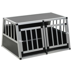 Dog Cage with Double Door 89x69x50 cm