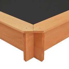 Sandbox with Adjustable Roof Wood Blue UV50