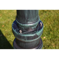Brighton Garden Light Post 3-arms 230 cm Dark Green/Black