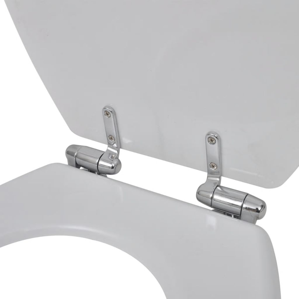 Toilet Seats with Soft Close Lids MDF White