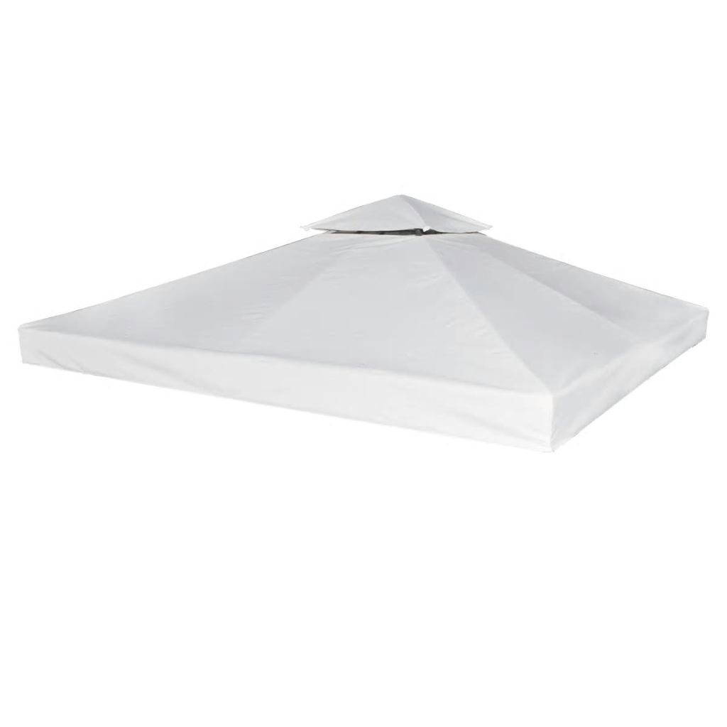 Waterproof Gazebo Cover Canopy 310 g / m² Cream White 3 x 3 m