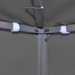 Water-proof Gazebo Cover Canopy 310 g / m² Dark Grey 3 x 3 m