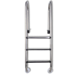 Pool Ladder 3 Steps Stainless Steel 120 cm
