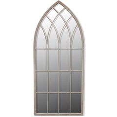 Gothic Arch Garden Mirror 115 x 50 cm for Both Indoor and Outdoor Use