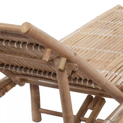 Sunlounger Bamboo Adjustable