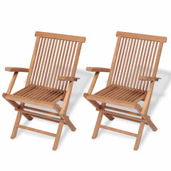 Teak Garden Chairs 2 pcs 55x60x89 cm
