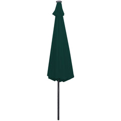 LED Cantilever Umbrella 3 m Green