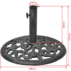 Umbrella Base Cast Iron 12 kg 48 cm