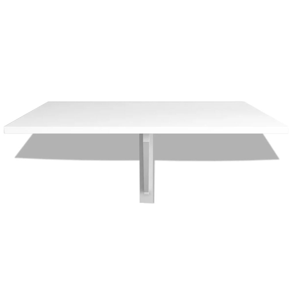 Folding Wall Table White 100x60 cm