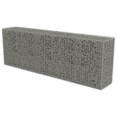 Gabion Wall with Covers Galvanised Steel 300x50x100 cm