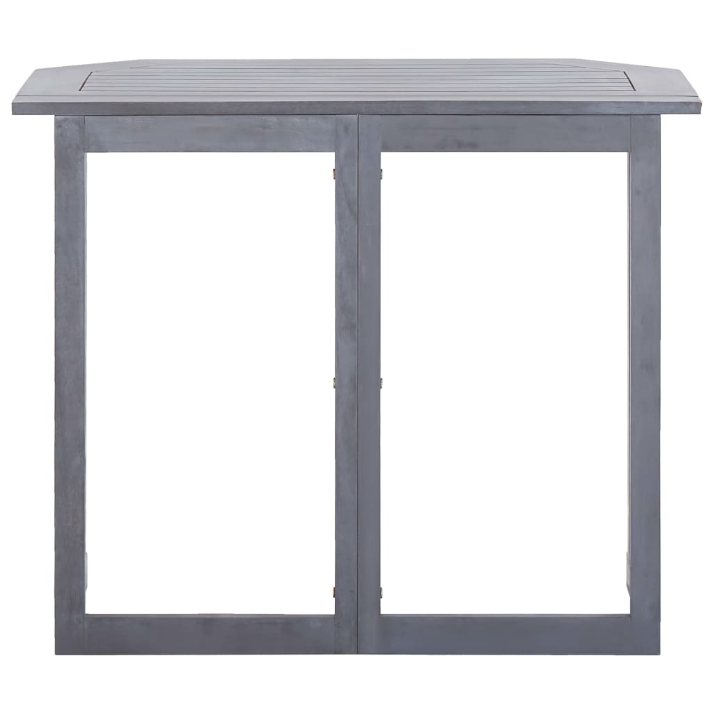 Folding Balcony Table 90x50x74 cm Solid Acacia Wood