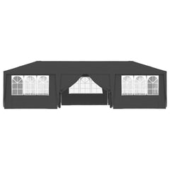 vidaXL Professional Party Tent with Side Walls 4x9 m Anthracite 90 g/mÂ²