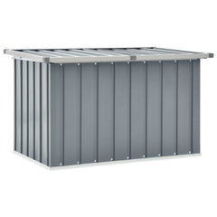 vidaXL Garden Storage Box Grey 109x67x65 cm