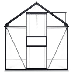 vidaXL Greenhouse with Base Frame Anthracite Aluminium 5.89 mÂ²