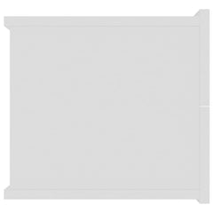 Bedside Cabinet White 40x30x30 cm Chipboard
