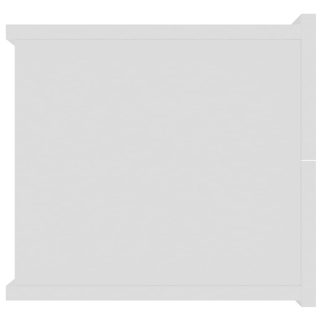 Bedside Cabinets 2 pcs White 40x30x30 cm Chipboard