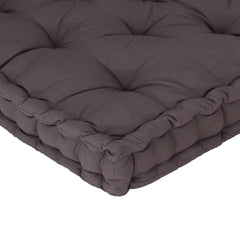 vidaXL Pallet Floor Cushion Cotton 120x40x7 cm Anthracite