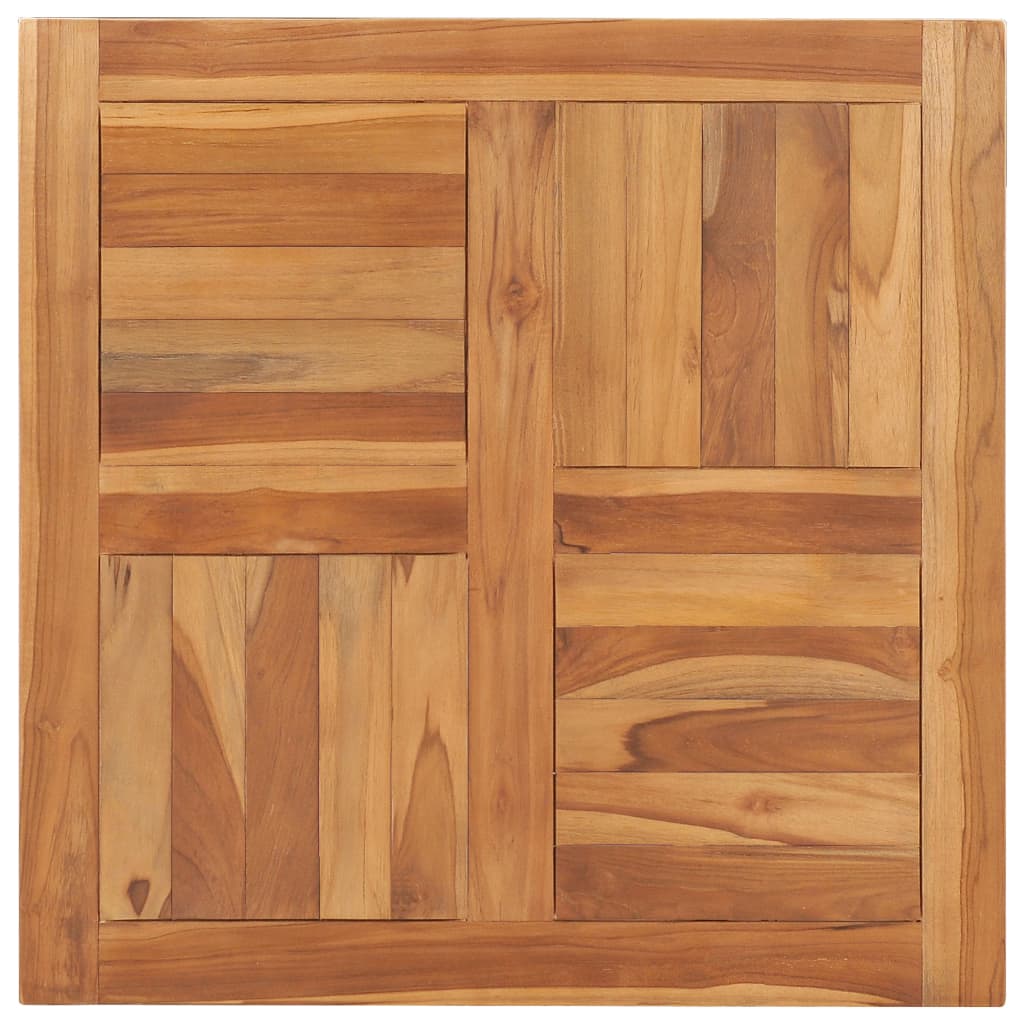Table Top Solid Teak Wood 70x70x2.5 cm