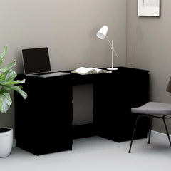 Writing Desk Black 140x50x77 cm Chipboard