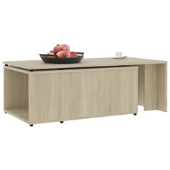 Coffee Table Sonoma Oak 150x50x35 cm Chipboard