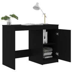 Desk Black 100x50x76 cm Chipboard