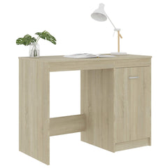 Desk Sonoma Oak 100x50x76 cm Chipboard