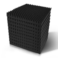 Alpha Acoustic Foam 20pcs 50x50x5cm Sound Absorption Proofing Panels Eggshell