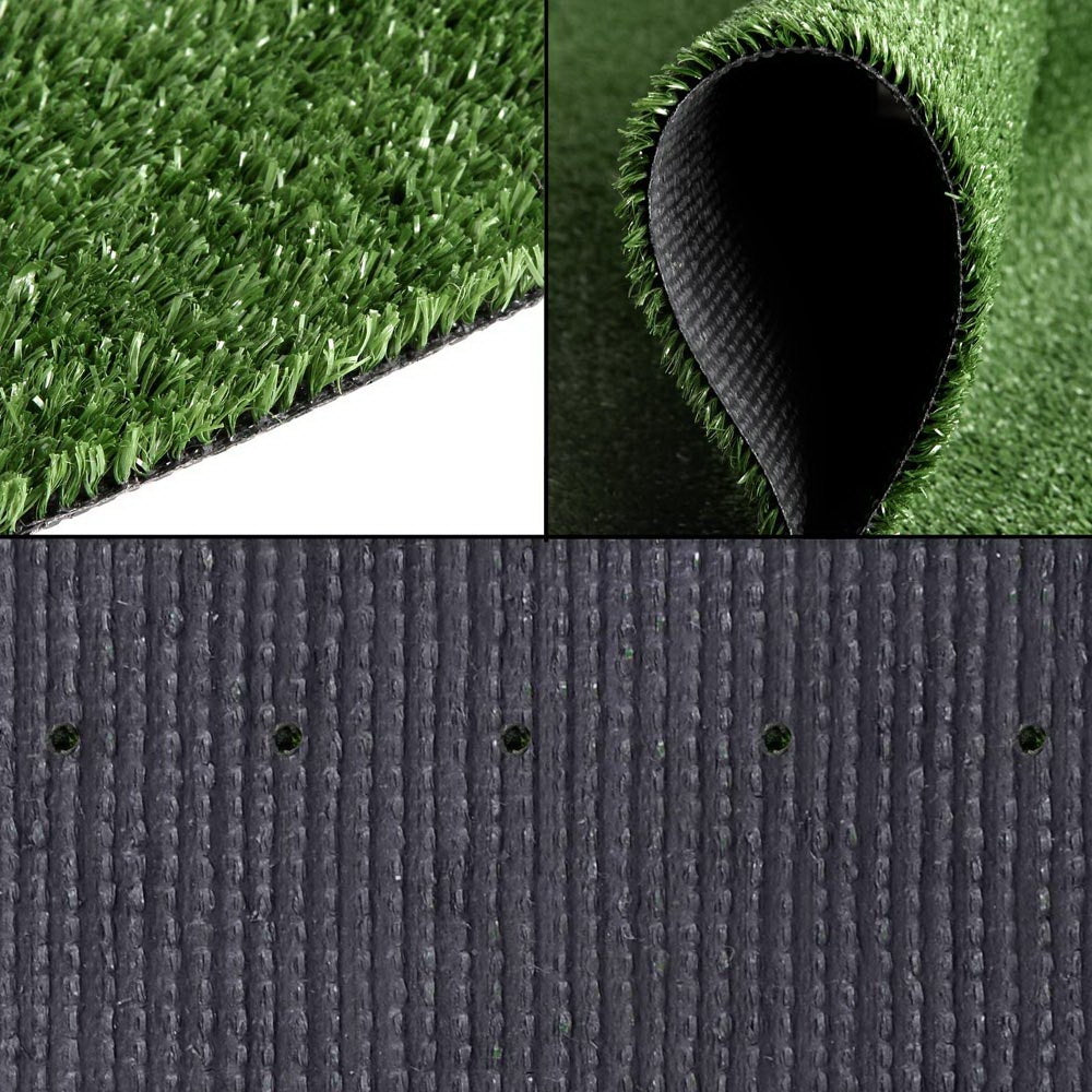 Primeturf Artificial Grass 2mx10m 10mm Synthetic Fake Lawn Turf Plant Plastic Olive