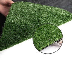 Primeturf Artificial Grass 2mx5m 17mm Synthetic Fake Lawn Turf Plant Plastic Olive
