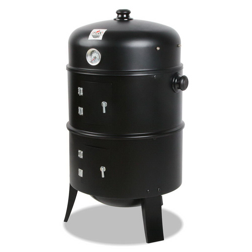 Grillz BBQ Grill 3-In-1 Charcoal Smoker