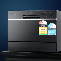 Devanti 6 Place Settings Benchtop Dishwasher Black