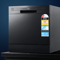 Devanti 8 Place Settings Benchtop Dishwasher Black