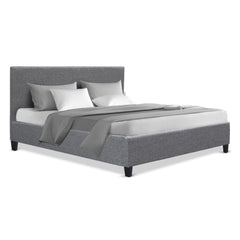 Artiss Bed Frame Double Size Grey NEO