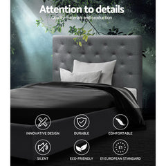 Artiss Bed Frame King Single Size Gas Lift Grey VILA
