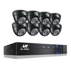 UL-tech CCTV Security System 8CH DVR 8 Cameras 1080p