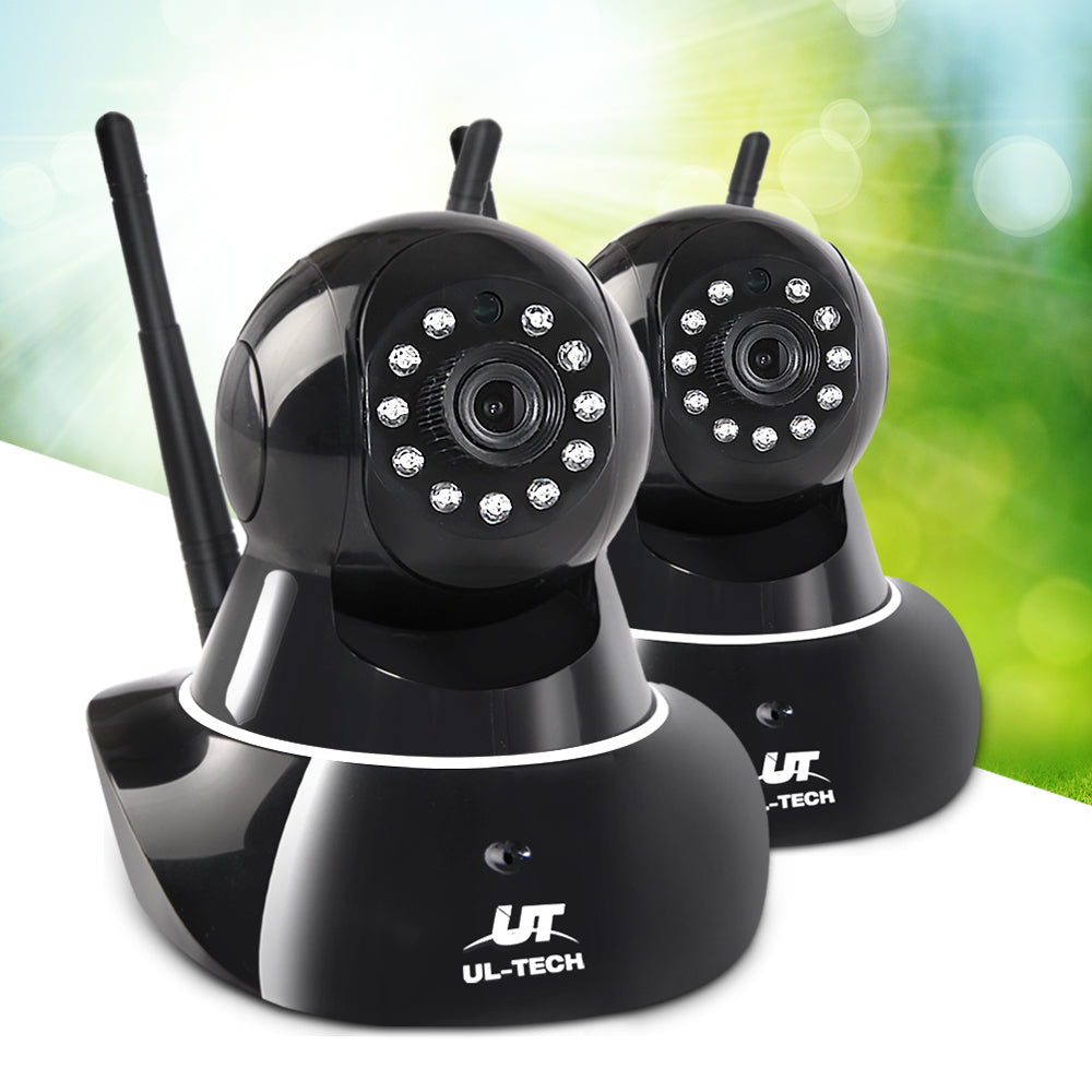 UL-tech 1080P Wireless IP Cameras Security WIFI Cam Black