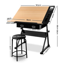 Artiss Drawing Desk Drafting Table