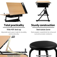 Artiss Drawing Desk Drafting Table