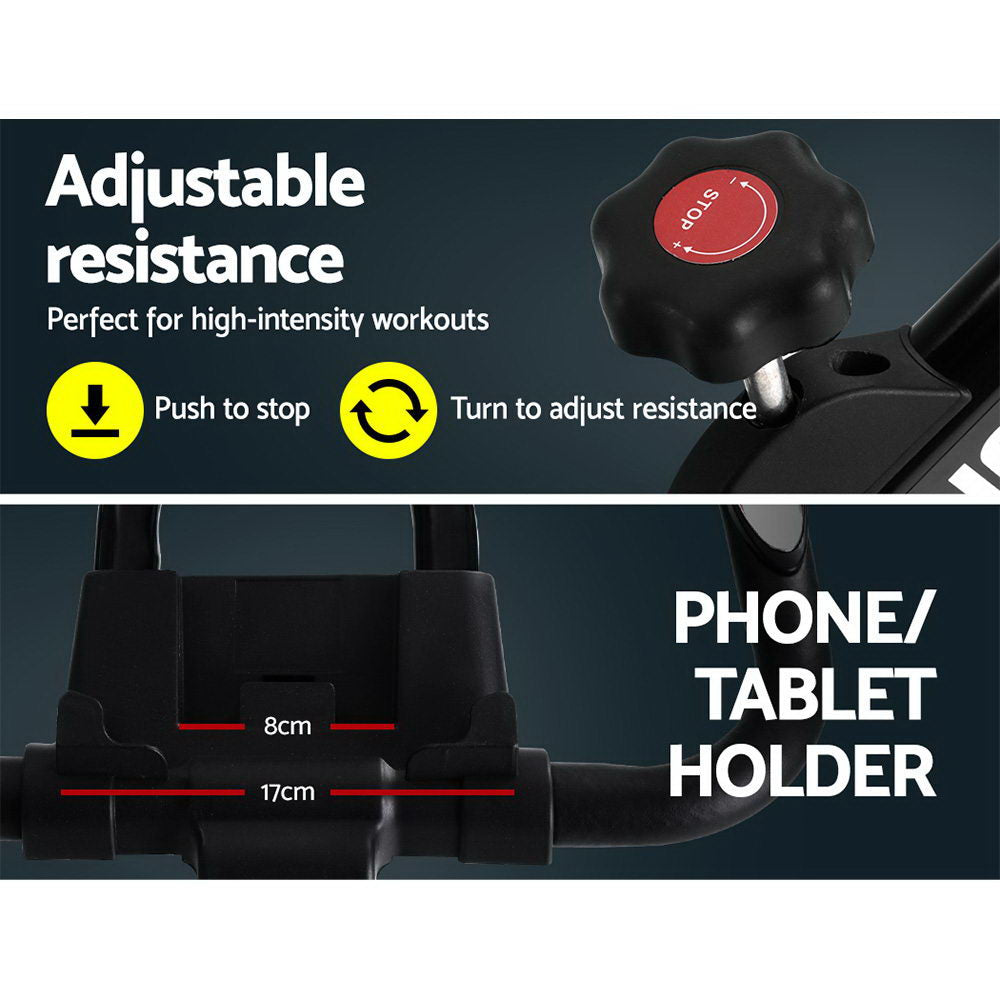 Everfit Spin Bike Exercise Bike Flywheel Cycling Home Gym Fitness Machine