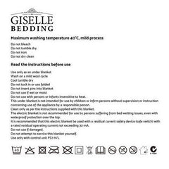 Giselle Bedding Queen Size Electric Blanket Polyester