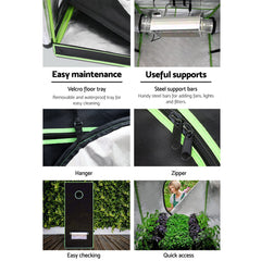 Greenfingers Grow Tent 100x100x200CM Hydroponics Kit Indoor Plant Room System