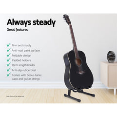 Alpha Guitar Stand Folding Portable Floor Rack Holder