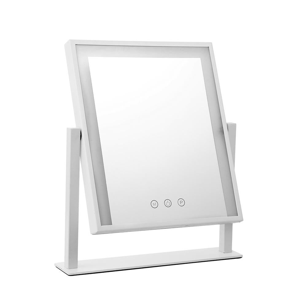 Embellir Makeup Mirror 30x40cm Hollywood Vanity with LED Light Rotation White