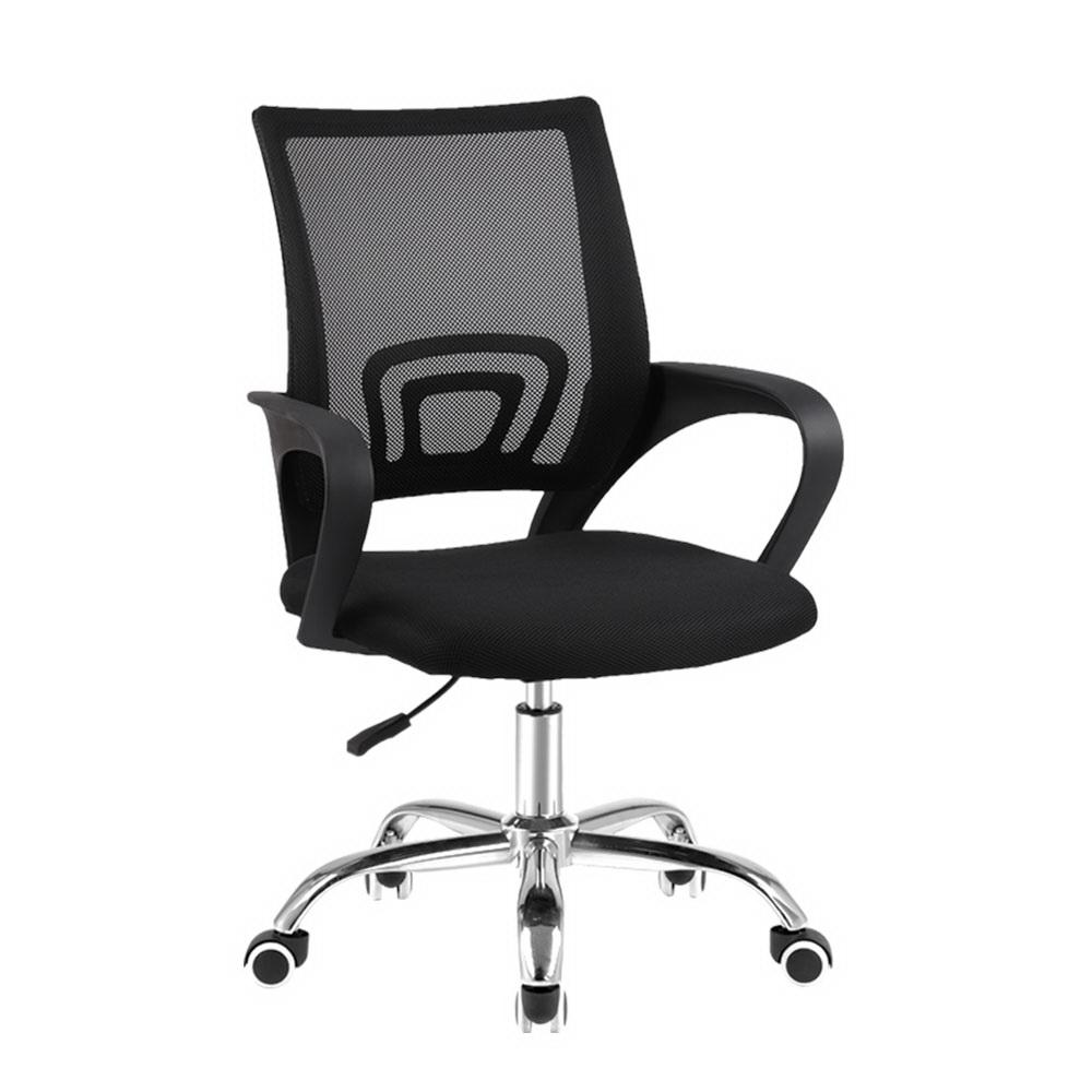Artiss Mesh Office Chair Mid Back Black
