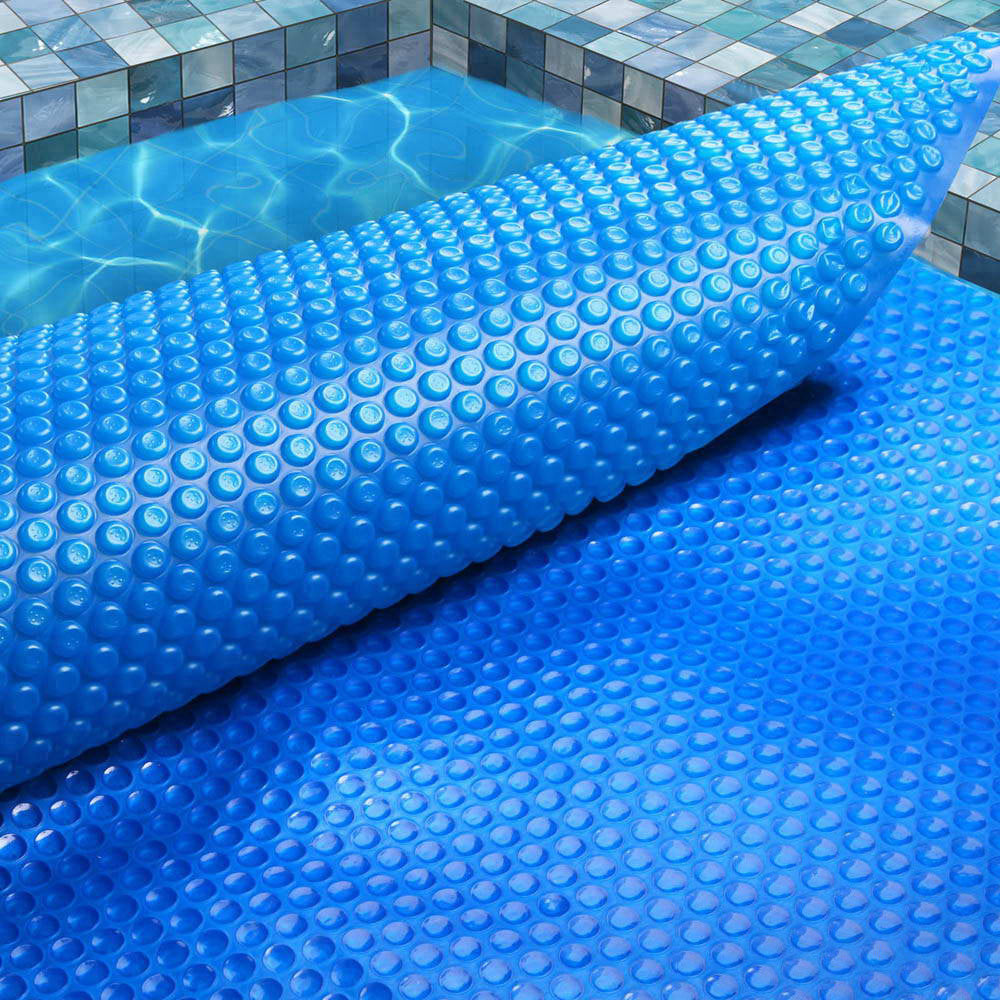 Aquabuddy Pool Cover 500 Micron 10x4m Swimming Pool Solar Blanket Blue